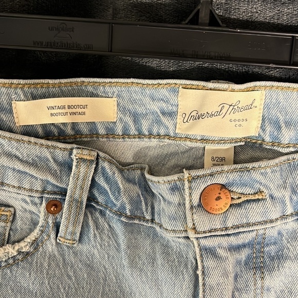 UNIVERSAL thread, women’s vintage boot, cut denim jeans - Picture 4 of 5